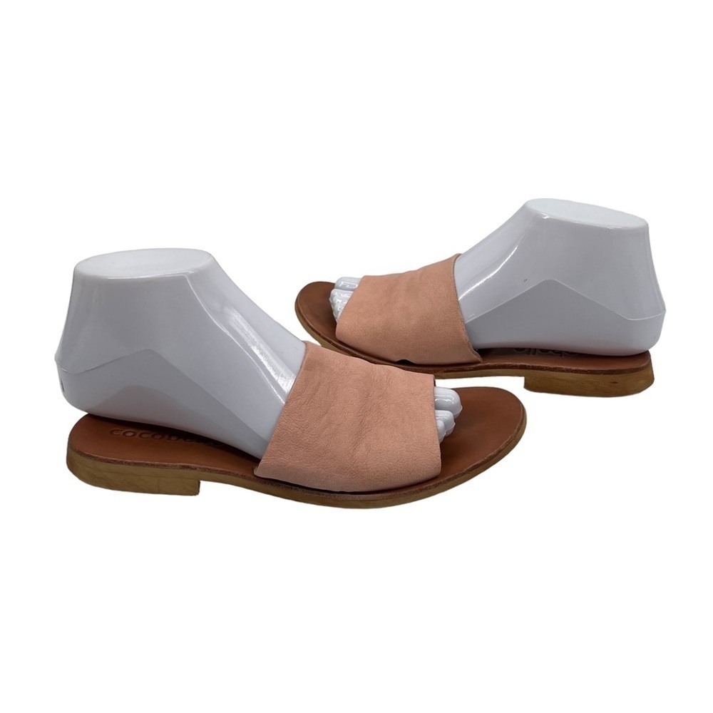 Cocobelle Salmon Thea Slide Sandals Size 6 1/2 Women's